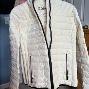 Michael Kors Women's White Quilted Jacket